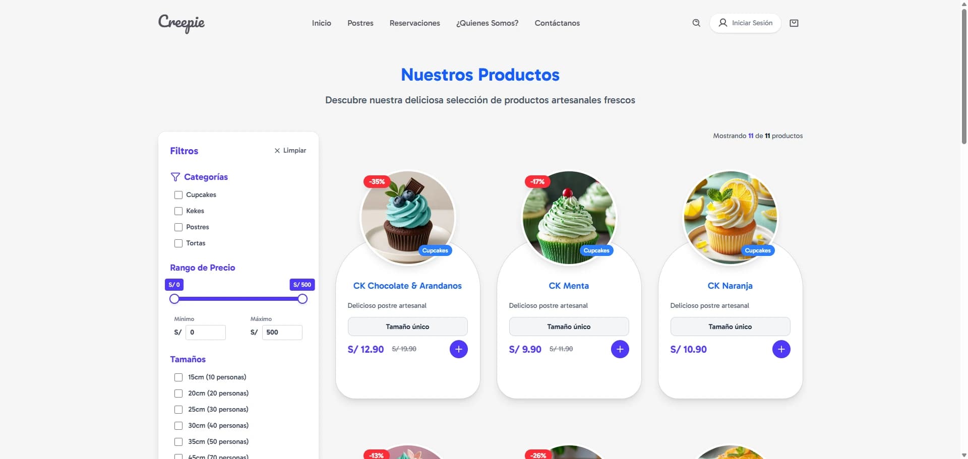 Tienda en Linea y Panel de Administración view 2