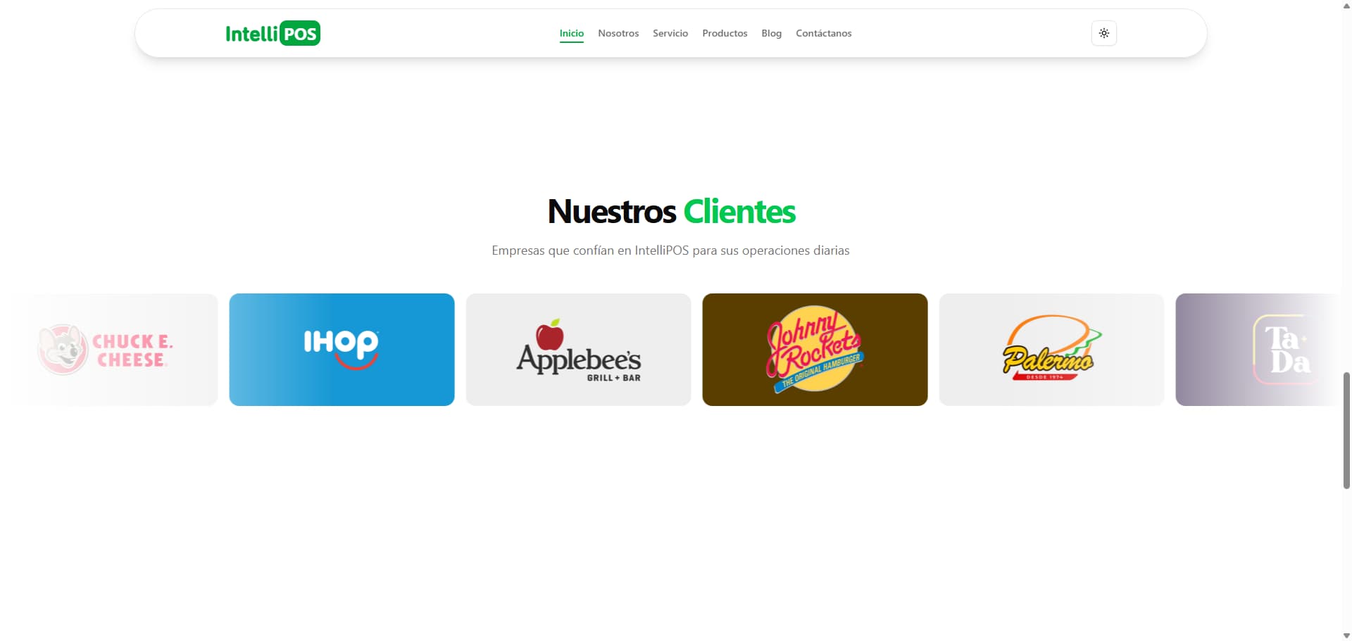 IntelliPOS Soluciones - Web Profesional de varias páginas