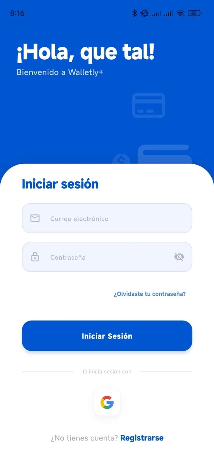 App movil de gestión de gastos - Proyecto de desarrollo web por Nexbloq